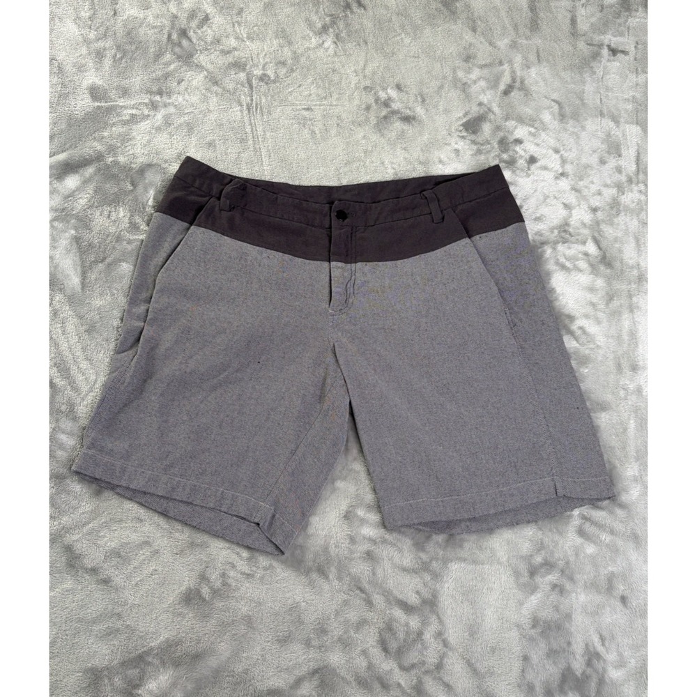 Lululemon Golf Shorts Commission Short Mens Size 36 Gray Chino Stretch
